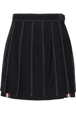 Thom Browne Minijupe plissée à rayures