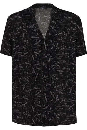 Balmain Chemise à logo imprimé