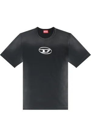 Diesel T-shirt Oval D à découpes