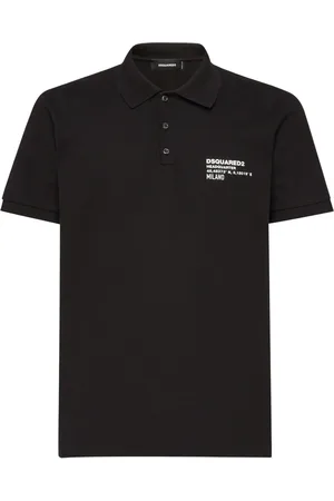 Dsquared2 Polo en coton à logo imprimé