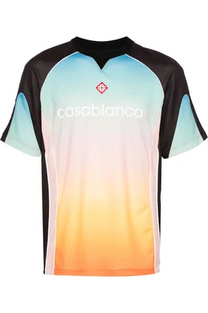 Casablanca T-shirt Gradient Football en résille