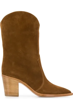 Gianvito Rossi Bottines à talon en bois