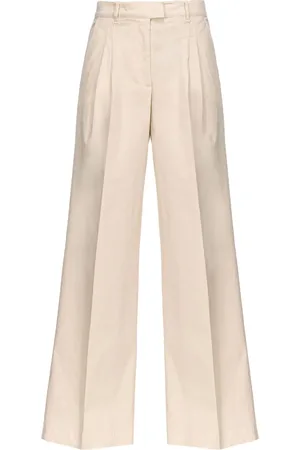 Pinko Pantalon en coton à taille haute