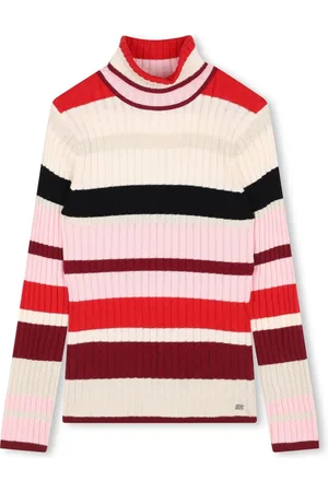 Sonia Rykiel Enfant Pull rayé en maille nervurée