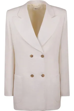 Bally Blazer en lin à boutonnière croisée