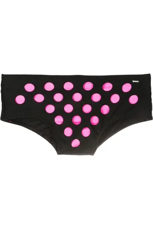 AMIR SLAMA Slip de bain à pois