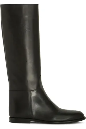 Etro Bottes en cuir à logo embossé