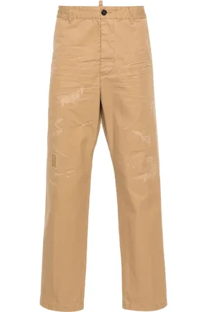 Dsquared2 Pantalon en coton à coupe droite