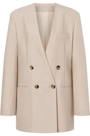 Serafini Blazer sans revers à boutonnière croisée
