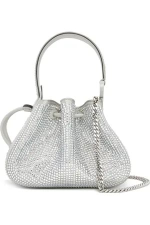 Oscar de la Renta Mini sac à main O Handle pavé de cristaux
