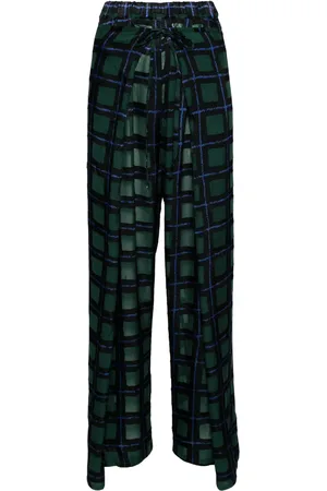 HENRIK VIBSKOV Pantalon droit à carreaux