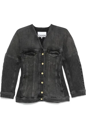 Ganni Veste en jean délavé
