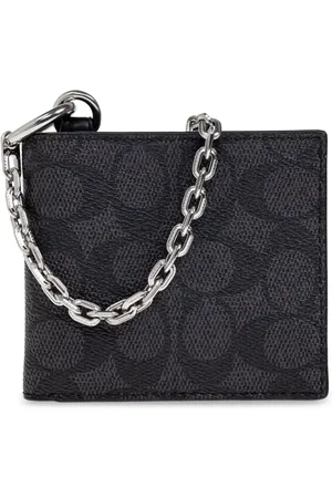 Coach Portefeuille pliant à motif monogrammé