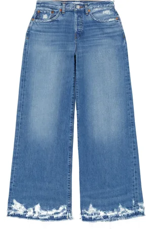 RE/DONE Jean ample à taille mi-haute