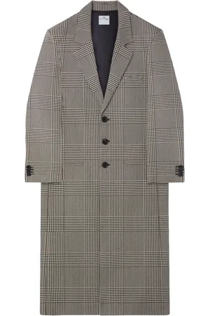 Courrèges Manteau à motif Prince de Galles
