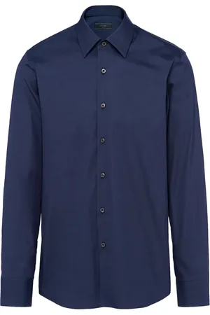 Prada Chemise en coton à manches longues