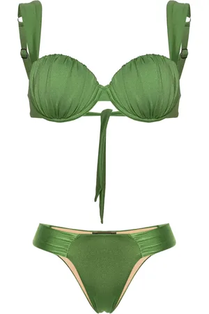 Noire Swimwear Bikini à fronces