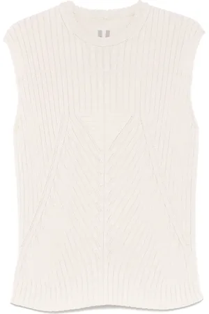 Rick Owens Gilet à design nervuré