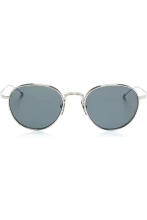 Thom Browne Lunettes de soleil à monture ronde