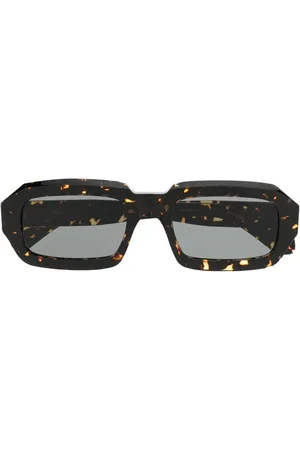 Retrosuperfuture Lunettes de soleil à effet écaille de tortue
