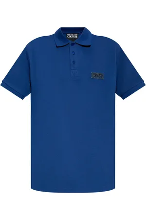 VERSACE Polo à plaque logo