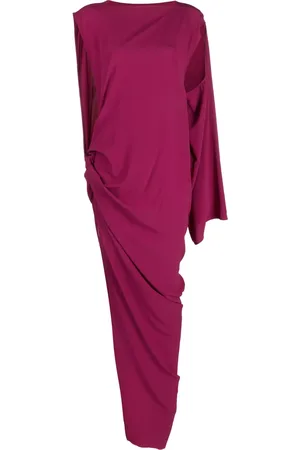 Rick Owens Robe froncée à design asymétrique