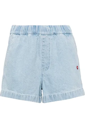 Chocoolate Short taille-haute à patch logo