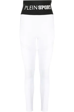 Philipp Plein Legging à taille à logo
