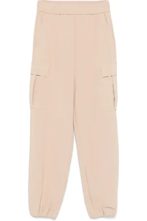 Twin-Set Pantalon cargo en crêpe