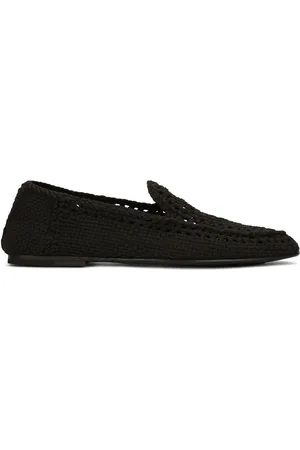 Dolce & Gabbana Mocassins en cuir tressé
