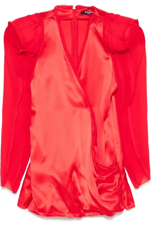 Balmain Blouse à épaulettes