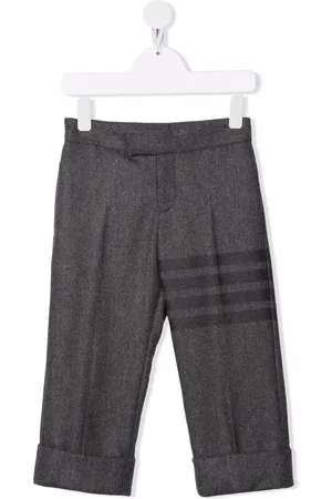 Thom Browne Pantalon en laine à rayures