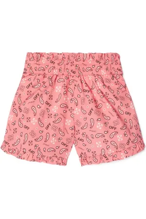 OFF-WHITE Short en coton à imprimé bandana
