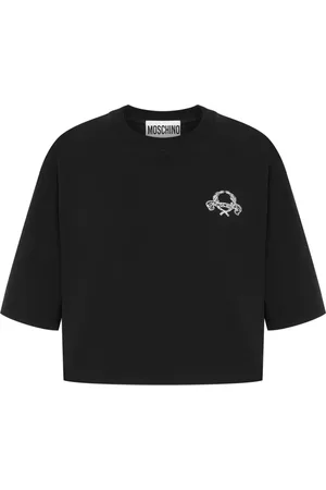 Moschino T-shirt à logo brodé