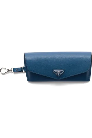 Prada étui pour lunettes en cuir Saffiano