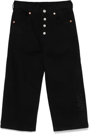 Maison Margiela Jean à logo brodé