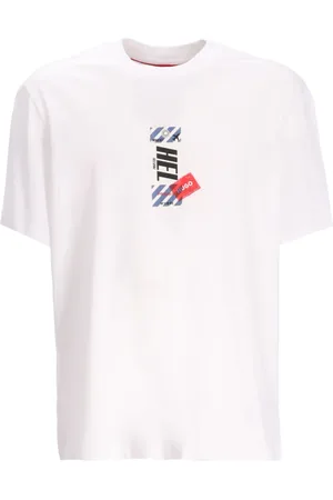 HUGO BOSS T-shirt en coton à logo imprimé