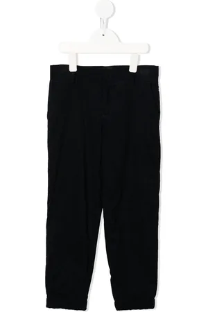 Emporio Armani Pantalon droit en maille nervurée