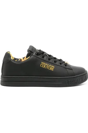 VERSACE Baskets Court 88 en cuir