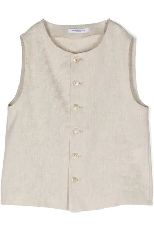 Paolo Pecora Chemise en lin mélangés à boutonnière