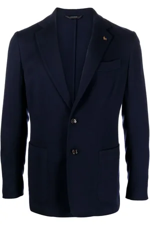 COLOMBO Blazer en laine à simple boutonnage