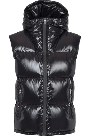 Balmain Doudoune sans manches à capuche