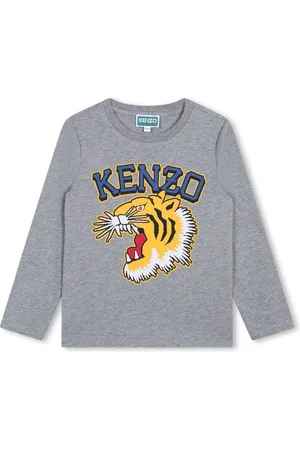 Kenzo T-shirt en coton à logo imprimé