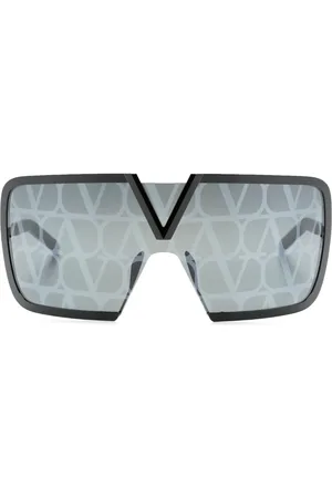VALENTINO GARAVANI Lunettes de soleil Romask à détail de décalque