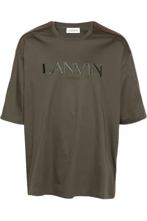 Lanvin T-shirt en coton à logo brodé
