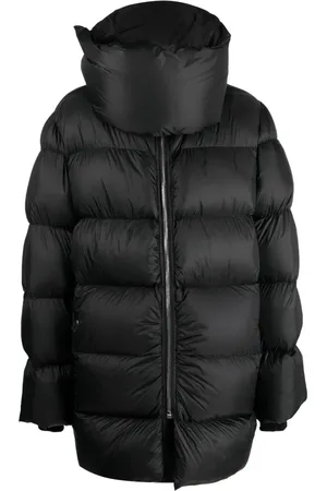 Rick Owens Doudoune à col montant