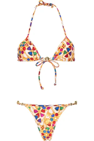 Reina Olga Bikini à imprimé géométrique