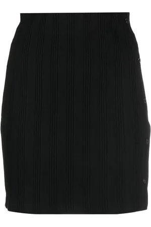 Calvin Klein Jupe en coton à patch logo
