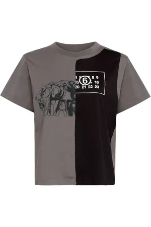 Maison Margiela T-shirt en coton à empiècements