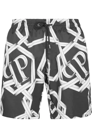 Philipp Plein Short de bain à imprimé graphique